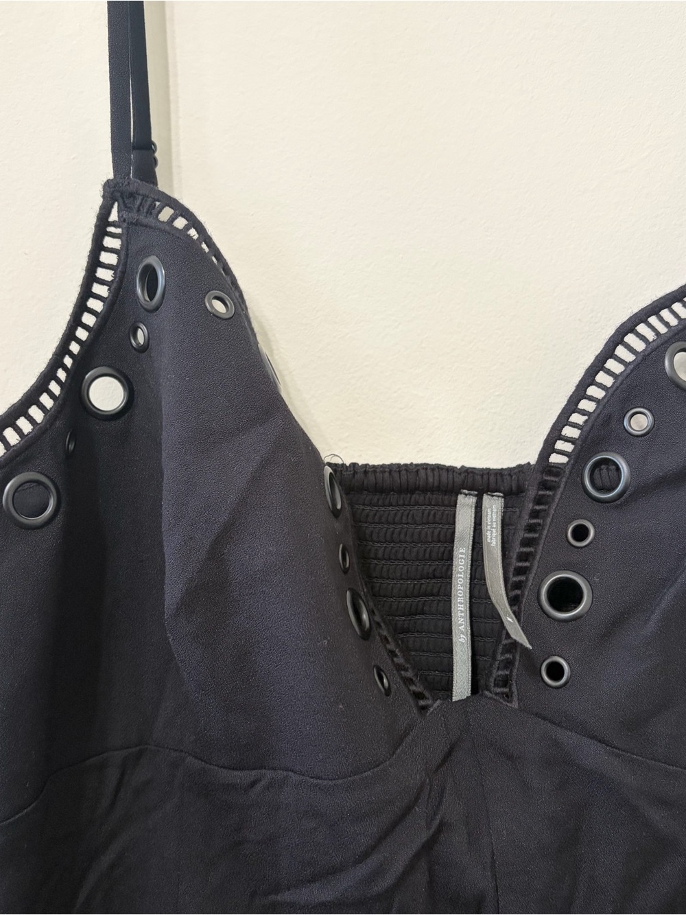 Anthropologie Sleeveless Sweetheart Midi Dress in Black - Picture 8 of 10